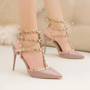 Emilia – Luxuriöse Sandalen mit spitzer Spitze und verstellbarem Mehrriemendesign