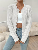 Yasmine - Stylische Strickjacke mit Knopfleiste und langen Ärmeln
