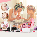 BeautyBloom - Prinzessinnen Schmink kreatives Kosmetikset mit Lippenstift Lidschatten und Pinseln