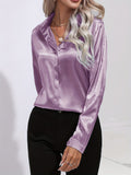 Silke - Lässige locker sitzende Bluse mit langen Ärmeln