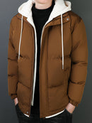 Felix - Langärmelig Kapuzenpuffer Jacke Mit Kordelzug