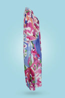 Eva –  Stilvolles Maxikleid Mit Blumenmuster