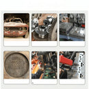 RustBlaster - Handgeführter Schwerkraft Sandstrahler mit verstellbarer Düse zur Entfernung von Rost und Farbe