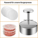 ShapeGrill – Runde ergonomische Burgerpresse mit Griff für perfekte Patties