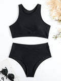 Vanessa – Bequemer zweiteiliger Bikini Badeanzug mit athletischem Schnitt