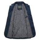 Henry - Langärmelig Reverskragen Denim Jacke Mit Knöpfen