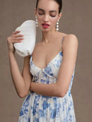Grace - Stylisches Maxikleid mit hohem Schlitz und floralen Prints