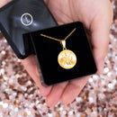 Muttertag – Herzliche Goldkette mit personalisierter Buchstabengravur