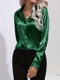 Silke - Lässige locker sitzende Bluse mit langen Ärmeln