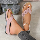 Miray – Leichte Blumendesign Sandalen mit Dicke rutschfeste Sohle