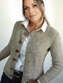 Mila – Elegante Strickjacke Mit Langen Ärmeln Und Rundhalsausschnitt