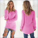Saphira - Warmer Rundhals Vlies Pullover mit langen Ärmeln
