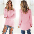 Saphira - Warmer Rundhals Vlies Pullover mit langen Ärmeln