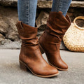 Clara - Rutschfest Spitze Zehe Western Stiefel