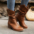 Clara - Rutschfest Spitze Zehe Western Stiefel