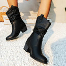 Clara - Rutschfest Spitze Zehe Western Stiefel