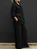Naemi – Zweiteiliges Set aus Langarmshirt und Lockere Passform Hose