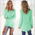 Saphira - Warmer Rundhals Vlies Pullover mit langen Ärmeln