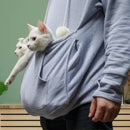 Luna - Langärmelig Kapuze Haustiere Pullover Mit Beuteltasche