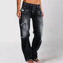 Nia - Leichtgewicht Denim Hosen Mit Taschen