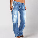 Nia - Leichtgewicht Denim Hosen Mit Taschen