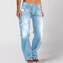 Nia - Leichtgewicht Denim Hosen Mit Taschen