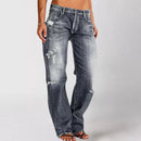 Nia - Leichtgewicht Denim Hosen Mit Taschen