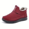 Elke - Warme Rutschfest Pelz Stiefelette