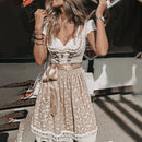 Hilda - Stilvoll Kurzärmelig Traditionelle Kleid