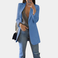 Amalia - Eleganter Langarm Blazer mit Reverskragen und praktischen Taschen