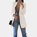Amalia - Eleganter Langarm Blazer mit Reverskragen und praktischen Taschen
