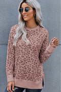 Kaia – Klassisches Rundhalsshirt mit Leopardenmuster