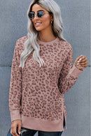 Kaia – Klassisches Rundhalsshirt mit Leopardenmuster