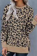 Kaia – Klassisches Rundhalsshirt mit Leopardenmuster