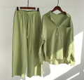Timea - Zweiteiliges Set aus Langarmshirt und Hose mit Kordelzug