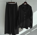 Timea - Zweiteiliges Set aus Langarmshirt und Hose mit Kordelzug