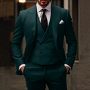 Felix - Schlanke Passform Blazer Und Weste Mit Hosen 3 Stück Set
