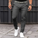 Paul - Stylische Schlanke Passform Hose mit Taschen und Reißverschluss