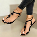 Milena – Moderne Open-Toe-Sandalen mit Schmuckstein Akzenten und verstellbaren Riemchen