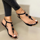 Milena – Moderne Open-Toe-Sandalen mit Schmuckstein Akzenten und verstellbaren Riemchen