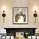 LuxeGlow - Kabellose Wandleuchte Schlankes Gestaltung mit Lampenschirm für moderne Beleuchtung