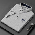 Walter – Schlanke Passform Kurzarm Poloshirt mit Knopfleiste vorne