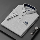 Walter – Schlanke Passform Kurzarm Poloshirt mit Knopfleiste vorne