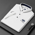 Walter – Schlanke Passform Kurzarm Poloshirt mit Knopfleiste vorne