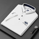 Walter – Schlanke Passform Kurzarm Poloshirt mit Knopfleiste vorne