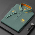 Walter – Schlanke Passform Kurzarm Poloshirt mit Knopfleiste vorne