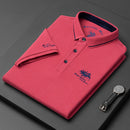 Walter – Schlanke Passform Kurzarm Poloshirt mit Knopfleiste vorne