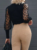Lena – Schlank Fit Hose mit Hosenschlitz und Taschen