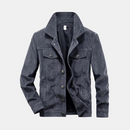 Henry - Lässige Langarm Cordjacke mit Taschen und Knöpfen