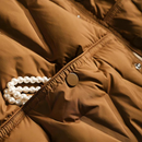 Ariana - Langärmelig Taschen Daunenjacke Mit Schaltflächen